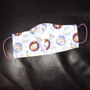 2tdler sz Frozen Fc mask 2Kid sz All Blck Fc Mask